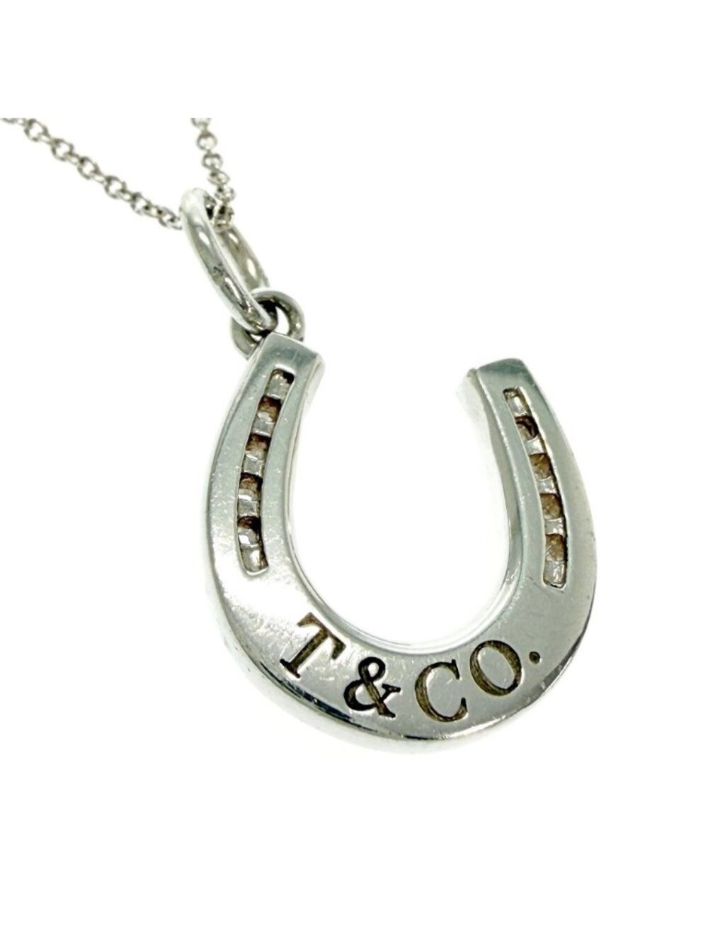 Tiffany & Co Silver Horseshoe Necklace